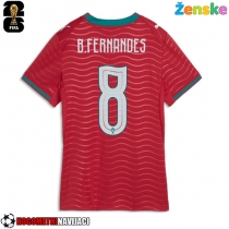 Ženske Nogometnih dresov Portugalska Bruno Fernandes #8 Domači SP 2026 Kratki rokavi
